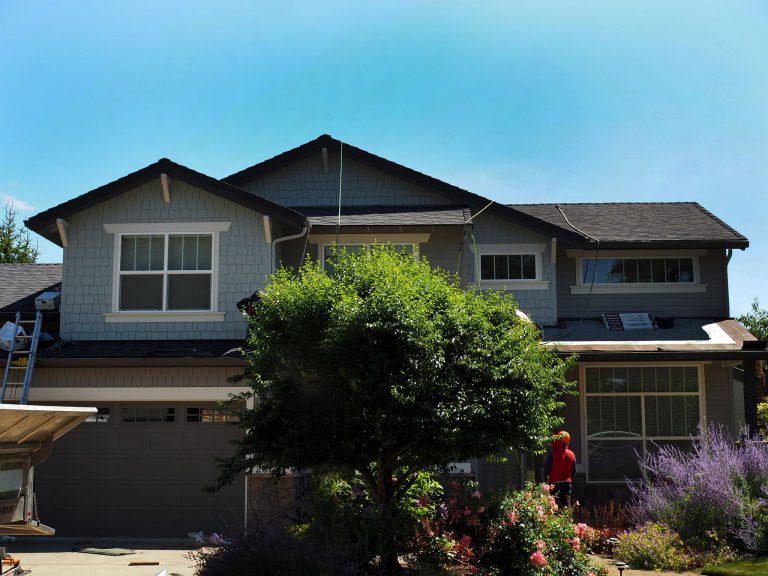 A finished roof on a home in Vancouver.
