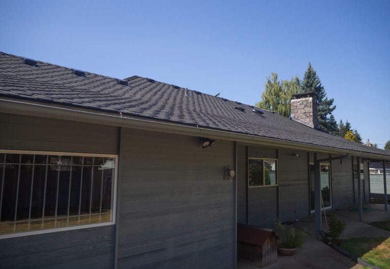A new roof installed by Cherry Roofing.