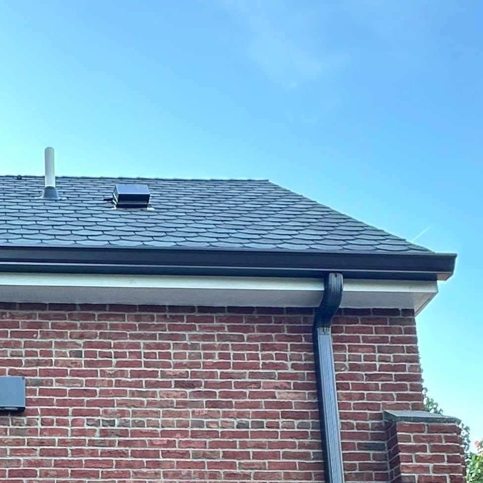 Brick Home With New Roof