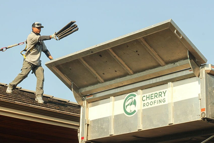Removing Asphalt Roofing on Vancouver, WA roofing Project