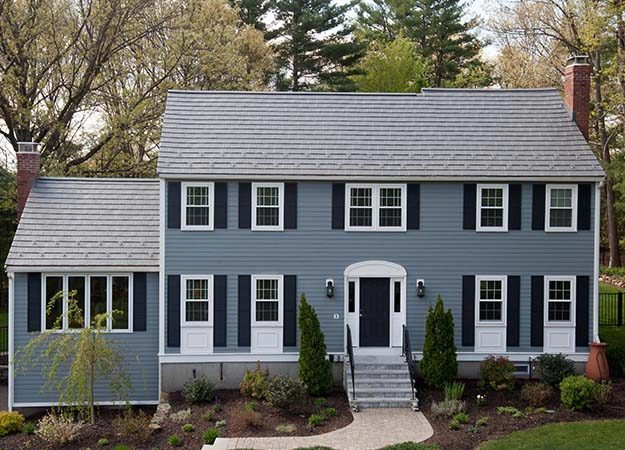 Beautifully roofed two-story home with new gray shingles installed by Cherry Roofing—trusted roofing contractor in Vancouver, WA for residential and commercial projects.