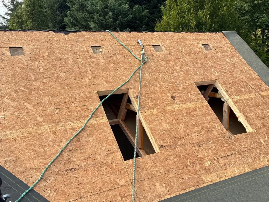 Roof before installation